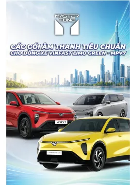 Combo nâng cấp âm thanh cho Vinfast Limo Green/VF MPV7