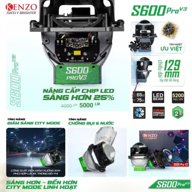 Bi Led Kenzo S600 Pro V3
