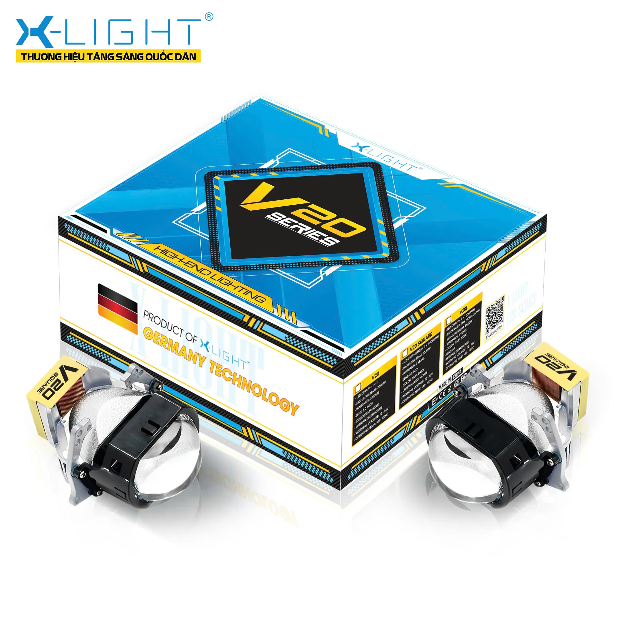 BI LED X-LIGHT V20 SQUARE 