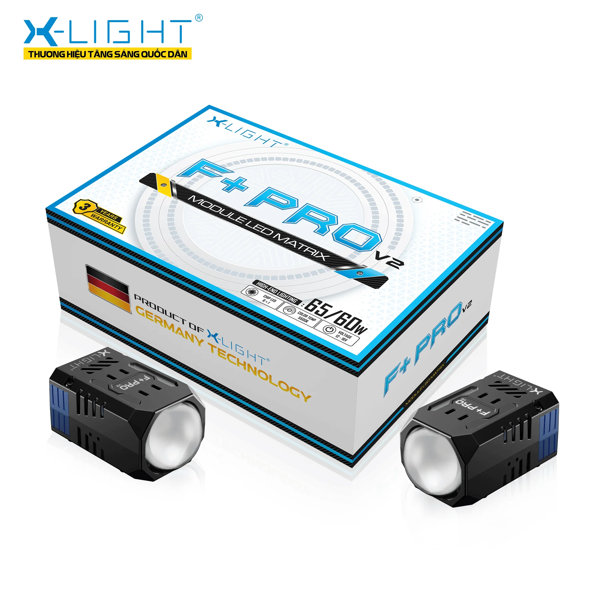 ĐÈN BI LED X-LIGHT F+ PRO V2