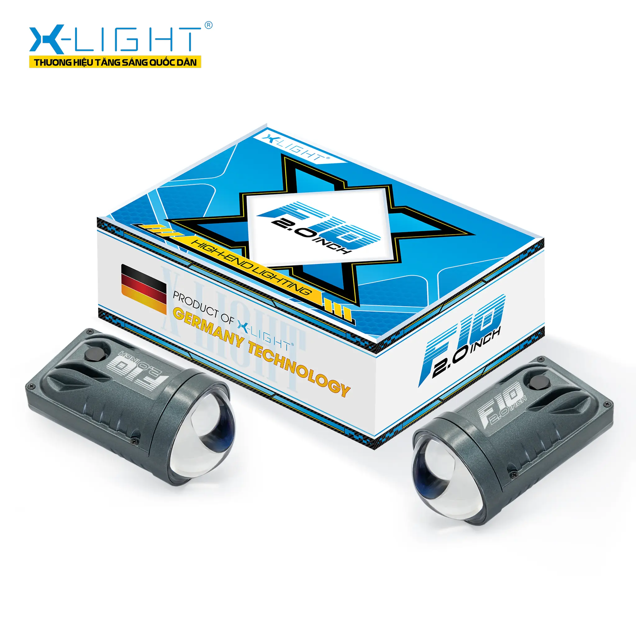 BI GẦM X-LIGHT F10 2.0 2024 3 MÀU 