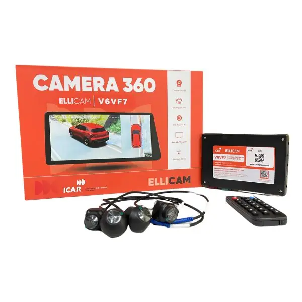 Camera 360 độ Ellicam V6VF7 dành cho xe điện VinFast VF6, VF7