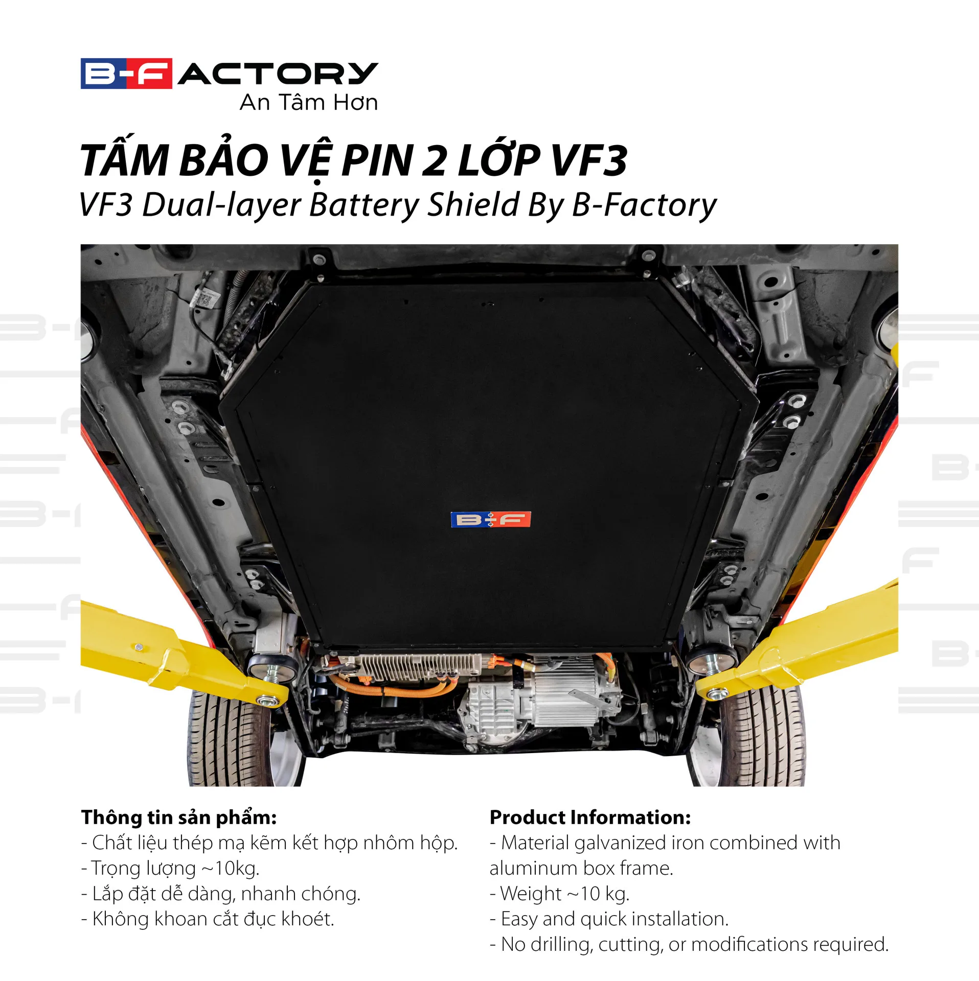 Giáp chắn pin B-Factory VF3