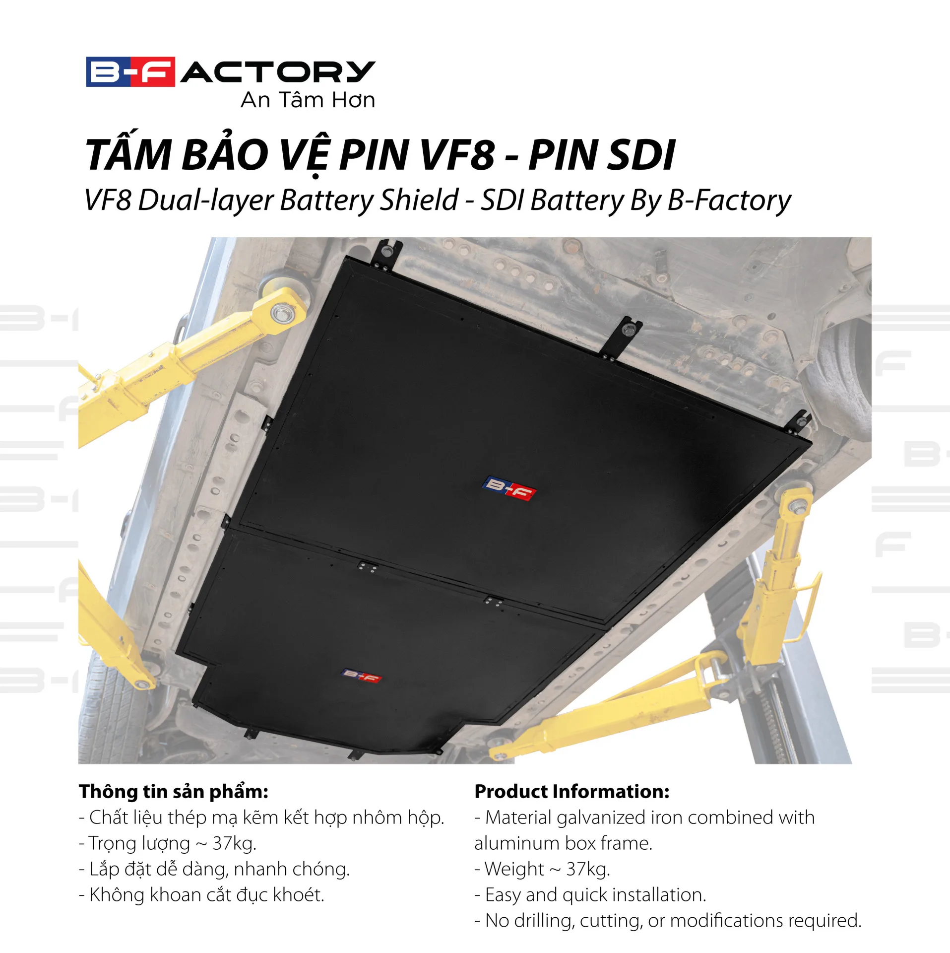 Giáp chắn pin B-Factory VF8