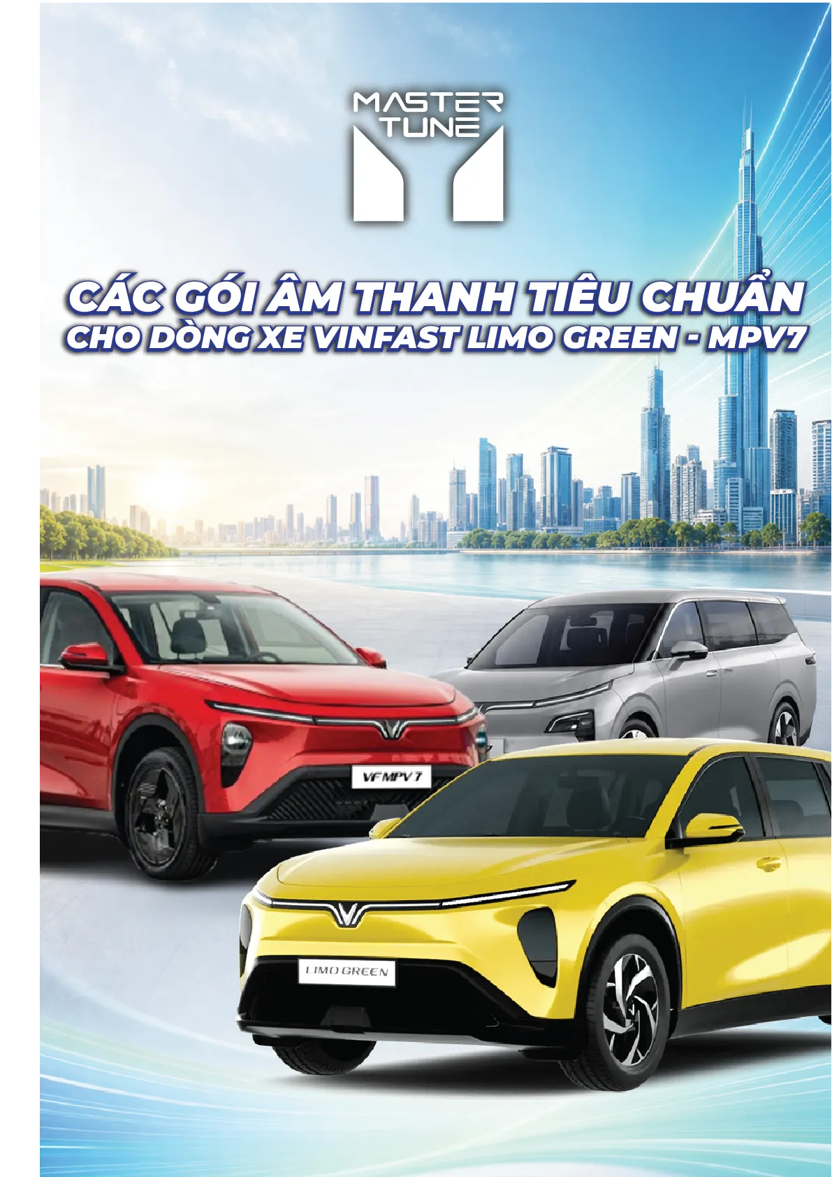 Combo nâng cấp âm thanh cho Vinfast Limo Green/VF MPV7