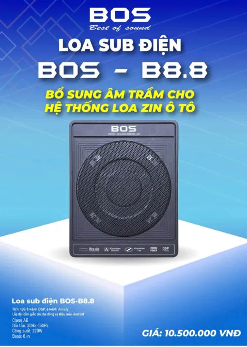 Loa Sub Điện BOS–B8.8