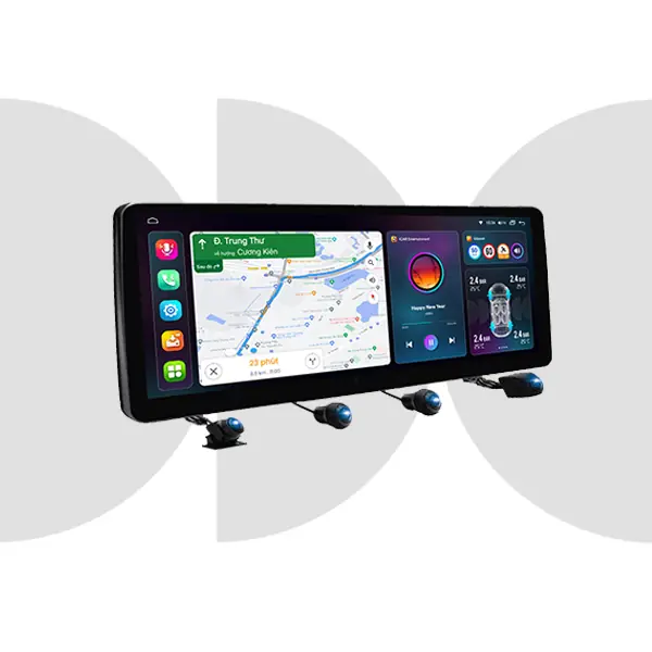 ICAR Elliview Q5M Basic Màn hình Android liền cam 360 