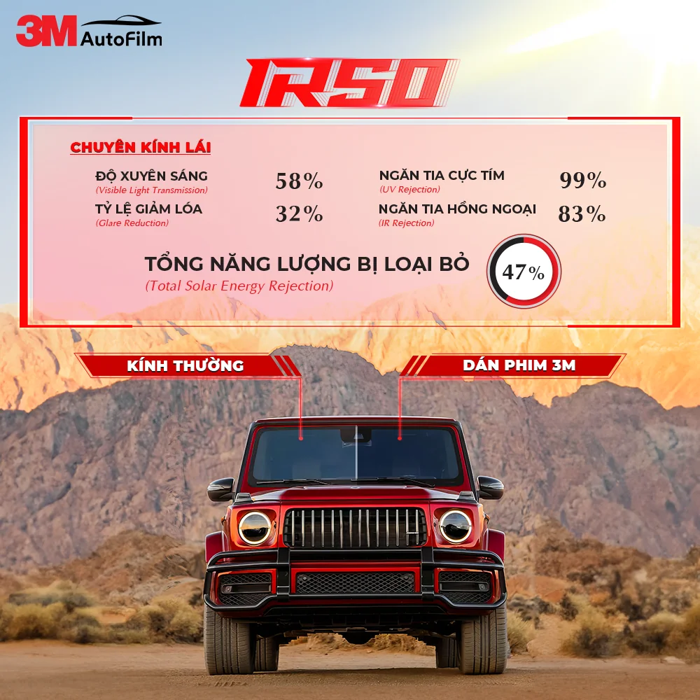 Film cách nhiệt 3M CERAMIC IR50