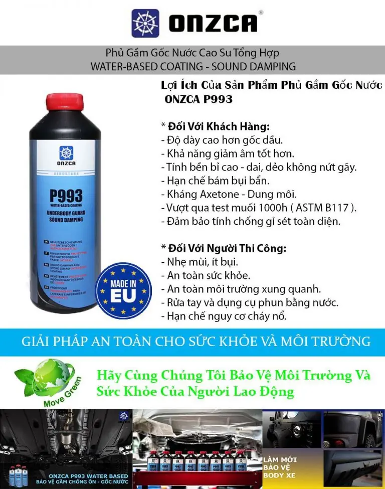 SƠN PHỦ GẦM GỐC NƯỚC P993 – ONZCA